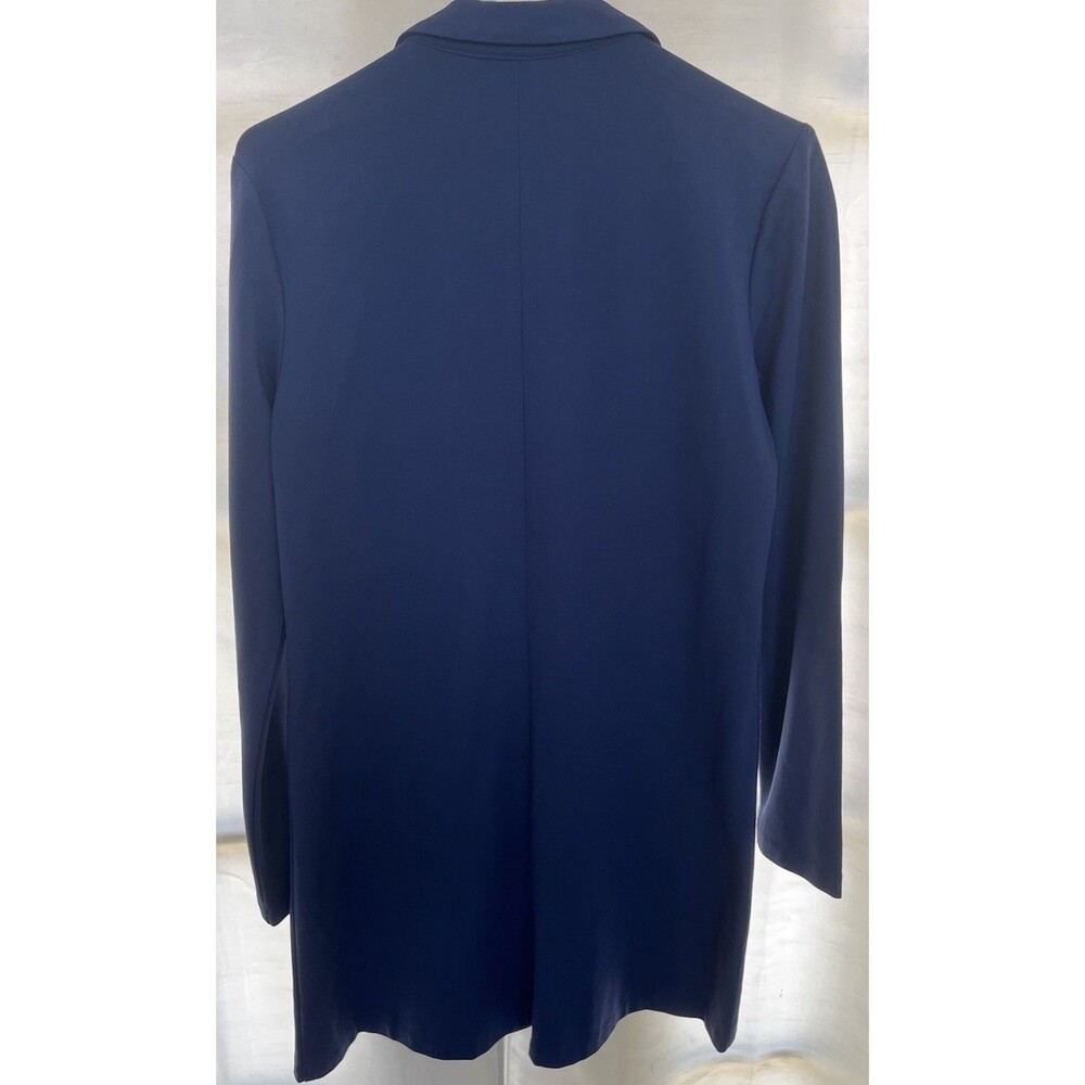 Have Womens Jacket Blazer Large Navy Blue Open Front Business Office Work Wear - Picture 3 of 9